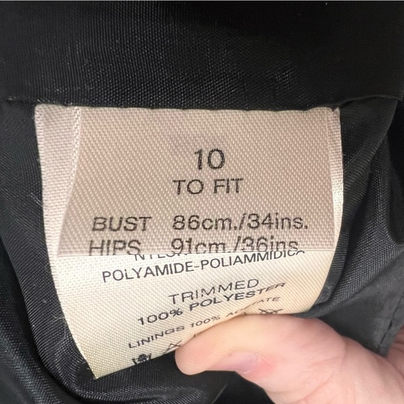 VTG Jaeger Patterned Glitter Blazer with Gold Buttons size 10 - Picture 10 of 11